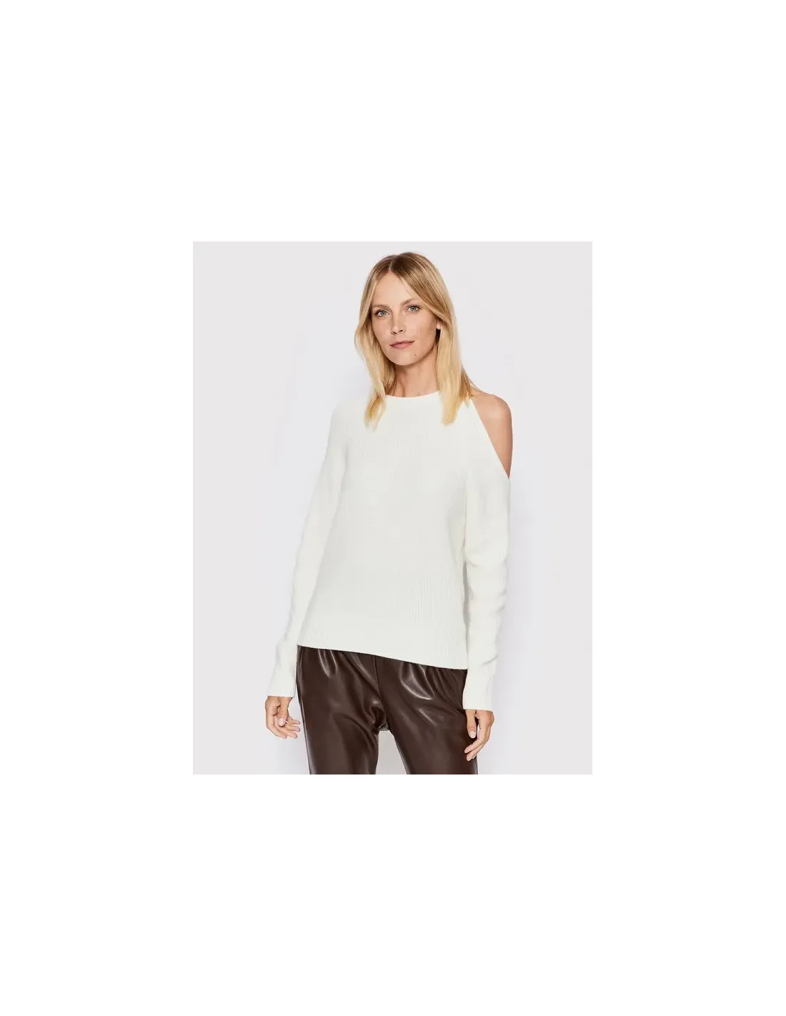 Michael kors online cold shoulder sweater